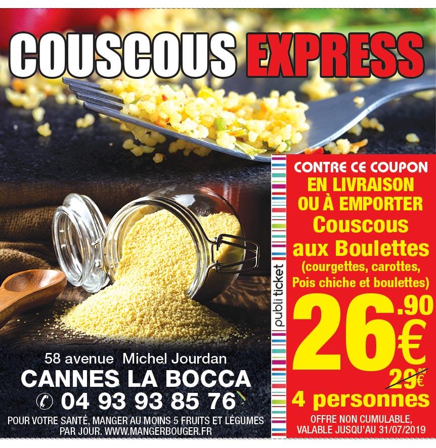 Proxi Bon Plan Couscous Express Cannes la Bocca Réduction